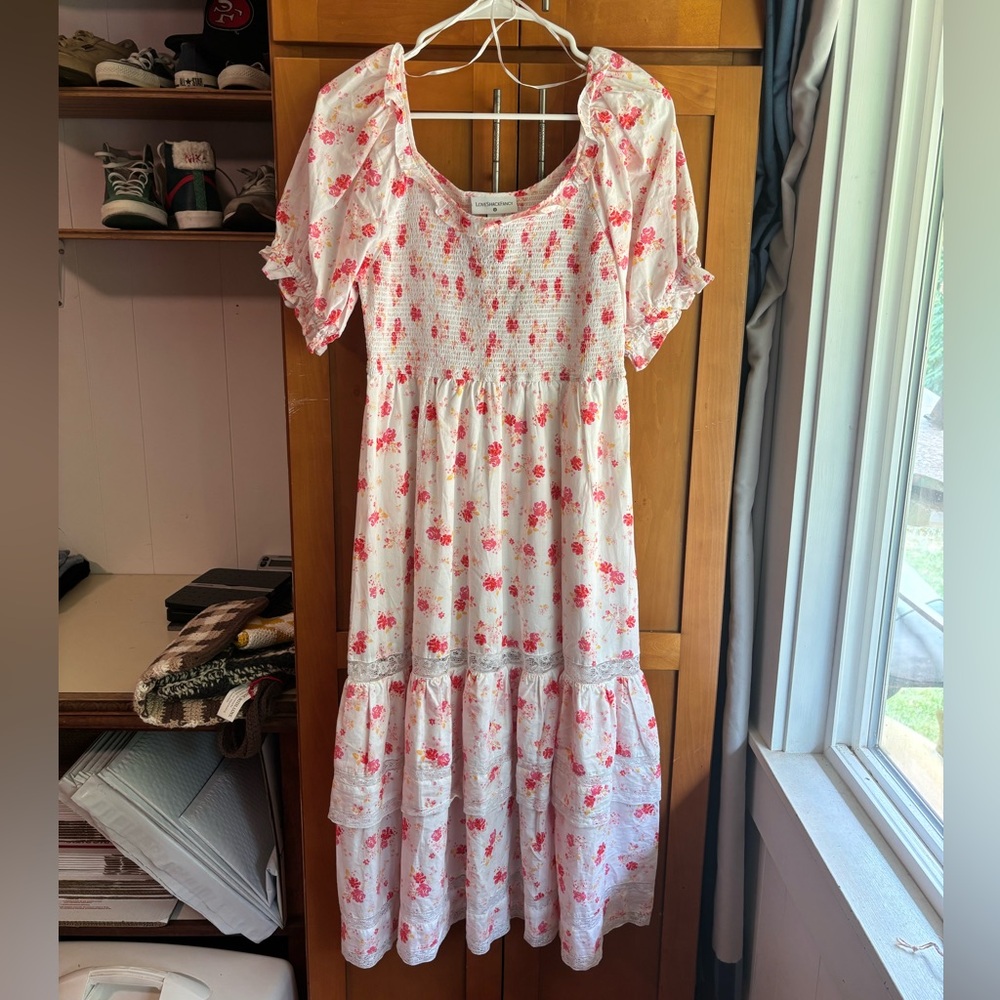 Love Shack Fancy Midi Dress